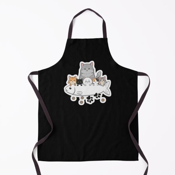 Item preview, A Cat-tastic Catch. The Big Fish and the Little Kitties ​Feline Crew on a Fish Canoe. designed and sold by ZyVoAli.