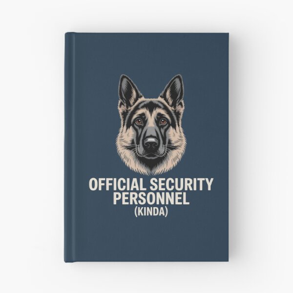 Item preview, Official Security Personnel Kinda German Shepherd Funny Dog Design designed and sold by SplashTastic.