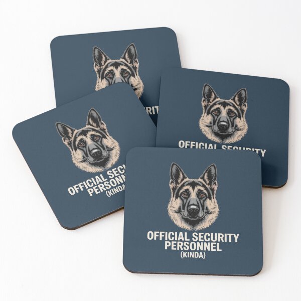 Item preview, Official Security Personnel Kinda German Shepherd Funny Dog Design designed and sold by SplashTastic.
