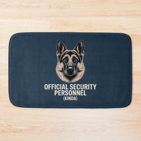 Item preview, Official Security Personnel Kinda German Shepherd Funny Dog Design designed and sold by SplashTastic.