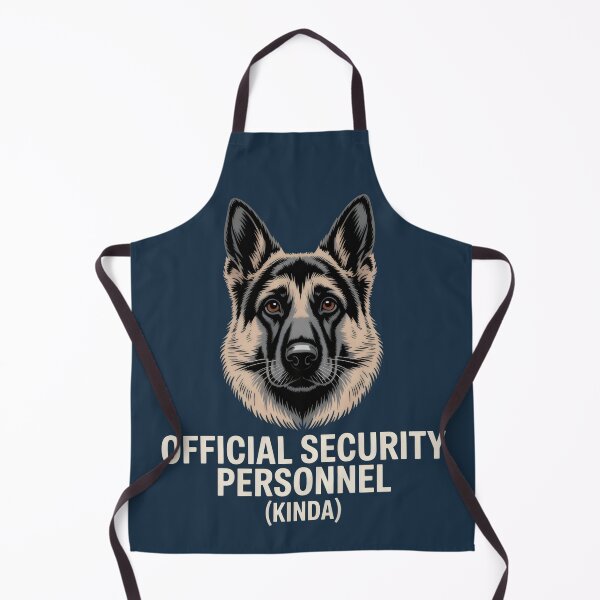 Item preview, Official Security Personnel Kinda German Shepherd Funny Dog Design designed and sold by SplashTastic.