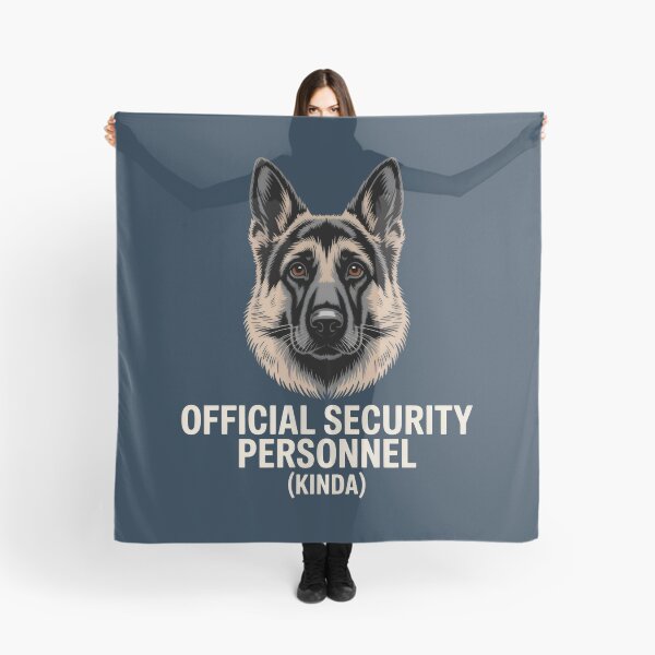 Item preview, Official Security Personnel Kinda German Shepherd Funny Dog Design designed and sold by SplashTastic.