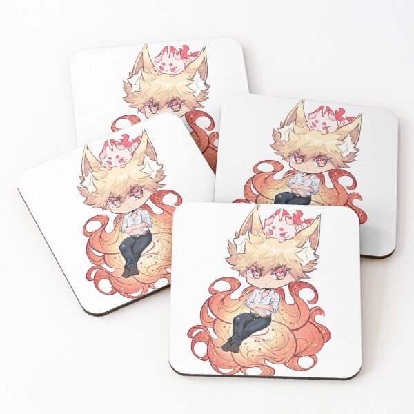 Item preview, boom boy kitsune chibi designed and sold by Feisty_Pins.