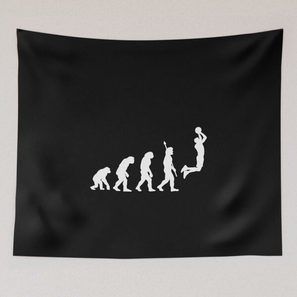 Item preview, Basketball Evolution Funny Basketball Player Darwin designed and sold by StrideSuccess.