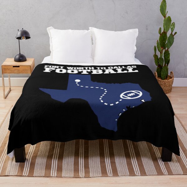 Item preview, FORT WORTH TO DALLAS FOOTBALL | Texas Map Path Design | Lone Star Sports Tee designed and sold by KEF Custom.