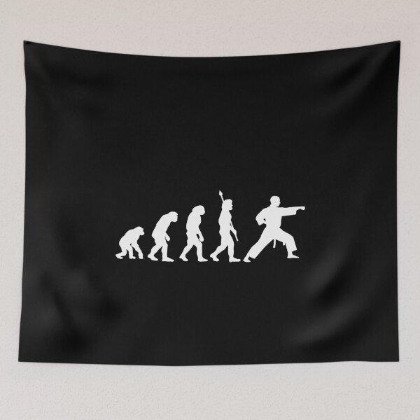 Item preview, Karate Evolution Funny Karateka Darwin designed and sold by StrideSuccess.