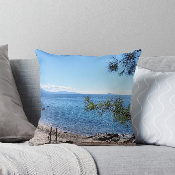 Item preview, Pine-framed view of Aegean bays designed and sold by TheArtofHeart.