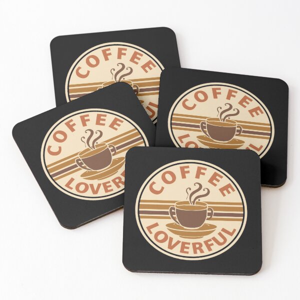 Item preview, Coffee loverful-  retro 70th, 80th design  designed and sold by Happyhoo1.