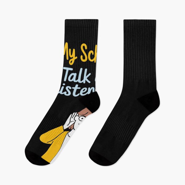 Item preview, My Schedule Talk A Lot Listen More Teacher Novelty designed and sold by velltoons.