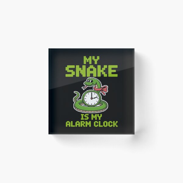 Item preview, My Snake Is My Alarm Clock - Reptile designed and sold by velltoons.