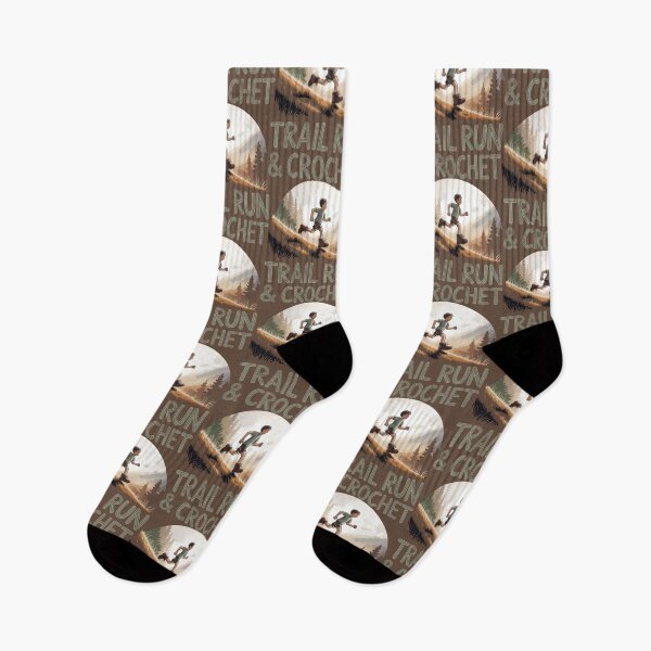 Item preview, Trail Run and Crochet Mountain Forest Hobby Design designed and sold by SplashTastic.