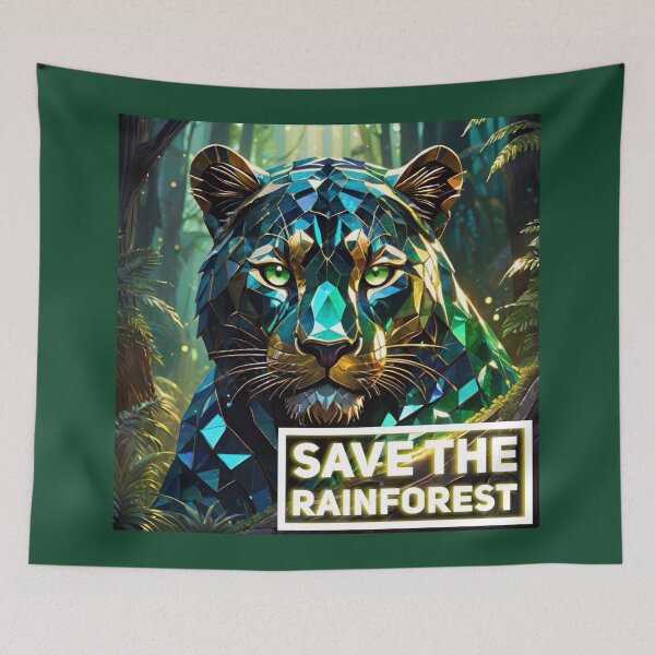 Item preview, SAVE THE RAINFOREST designed and sold by Anamcaradivine.