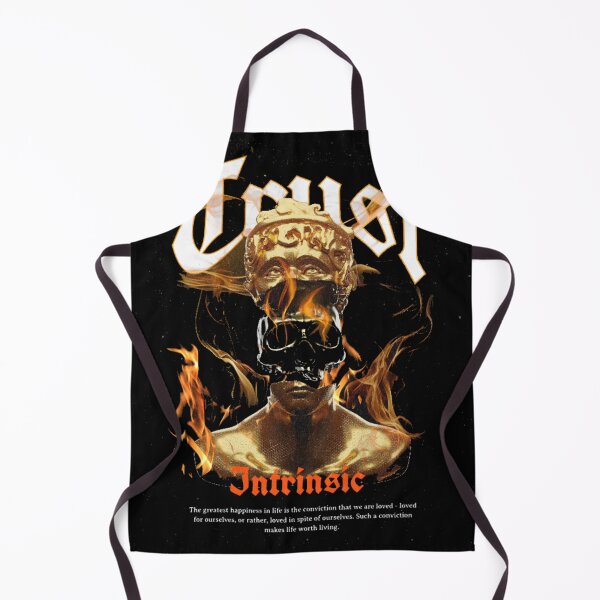 Item preview, Trust Intrinsic Golden Bust Skull Fire Dark Aesthetic Graphic Tee designed and sold by GenZFashion000.
