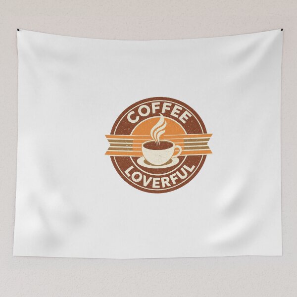 Item preview, Copy of Coffee loverful retro 70th design  designed and sold by Happyhoo1.