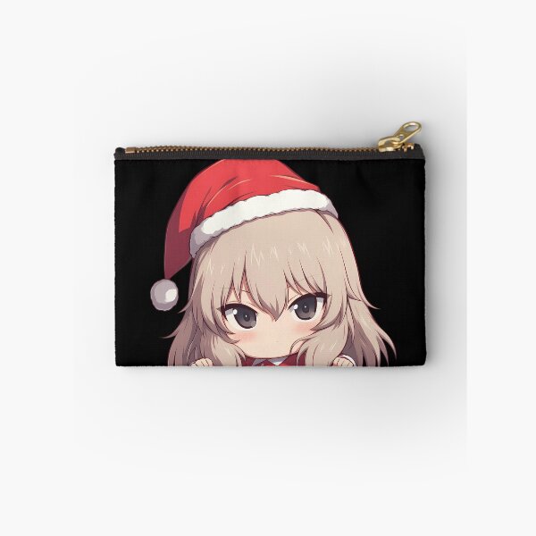 Artikelvorschau, Und Erika Itsumi Christmas Kawaii Girls Und Panzer Chibi Anime Girl Peeker entworfen und verkauft von CarlosBender.