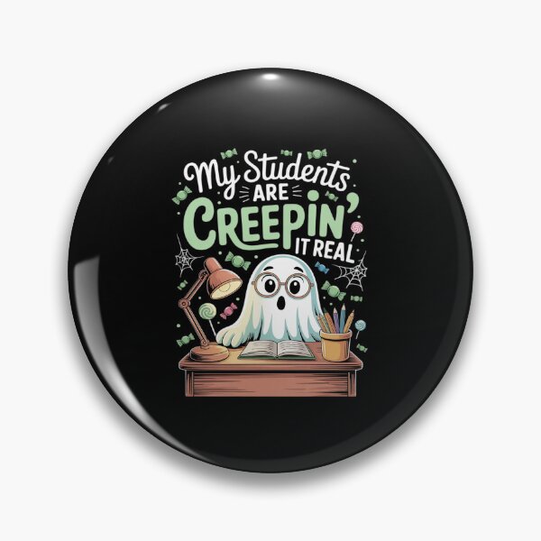 Item preview, My Students are Creepin It Real Funny Halloween designed and sold by velltoons.