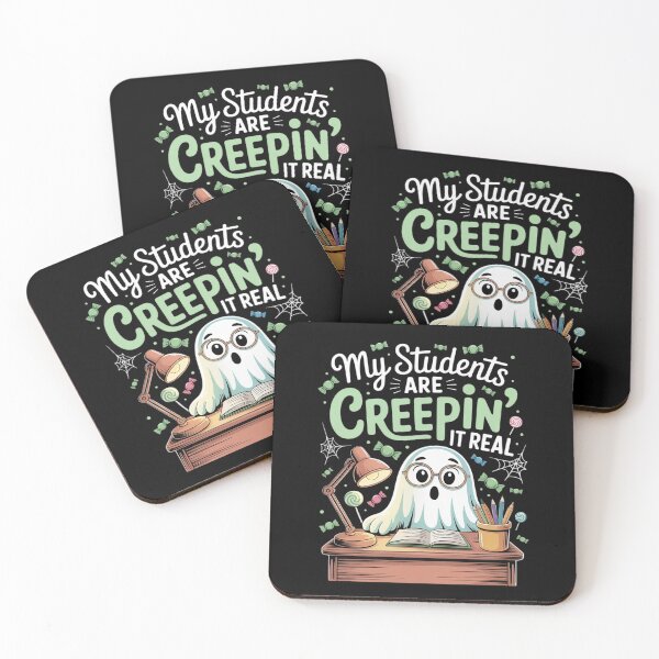 Item preview, My Students are Creepin It Real Funny Halloween designed and sold by velltoons.