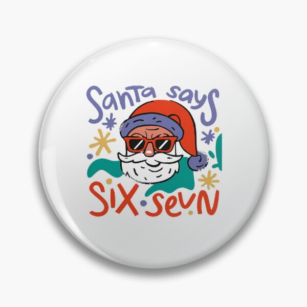 Item preview, Santa Claus Six Holiday Says Seven Santa Retro Bruh Happy designed and sold by ChadnoSmith.