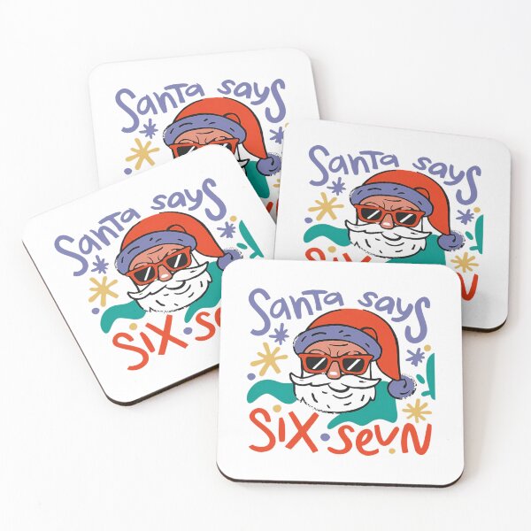 Item preview, Santa Claus Six Holiday Says Seven Santa Retro Bruh Happy designed and sold by ChadnoSmith.