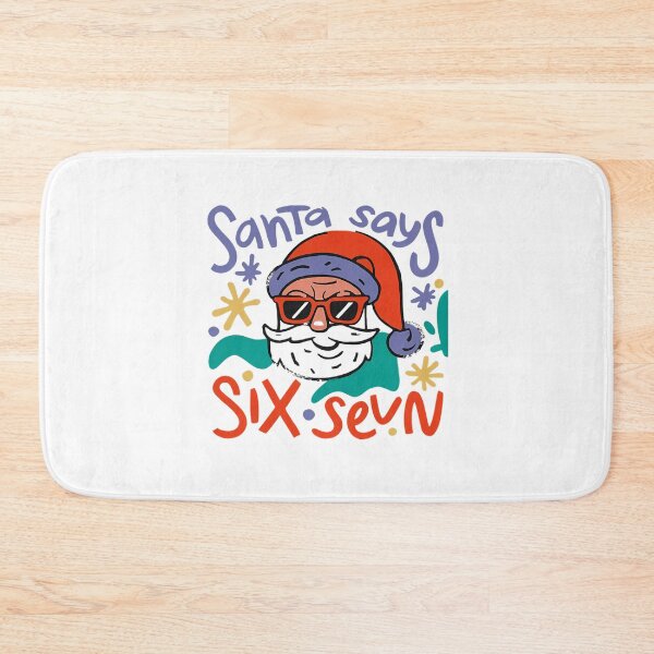 Item preview, Santa Claus Six Holiday Says Seven Santa Retro Bruh Happy designed and sold by ChadnoSmith.