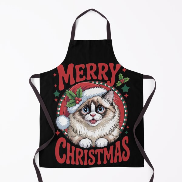 Item preview, Ragdoll cat merry Christmas Santa rich designed and sold by kaka8888.