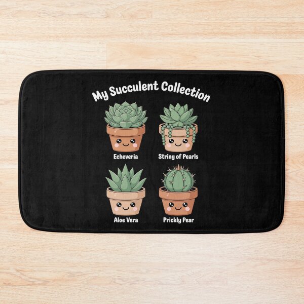 Item preview, My Succulent Collection Cute Kawaii Cactus Plant Gardener designed and sold by velltoons.
