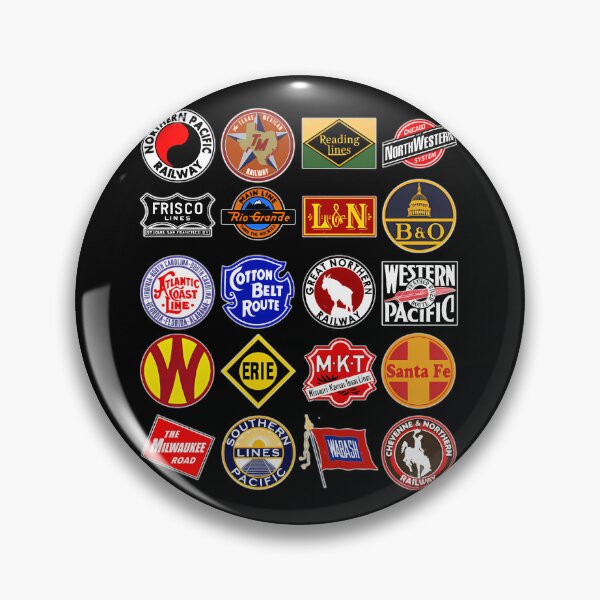 Item preview,  Defuncts Railroad Railways Logos - Trains Hobbys  designed and sold by ZackeryKuphal.