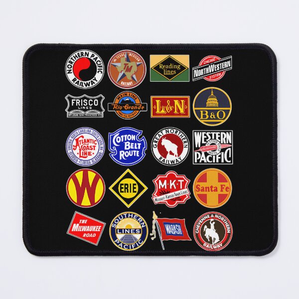 Item preview,  Defuncts Railroad Railways Logos - Trains Hobbys  designed and sold by ZackeryKuphal.