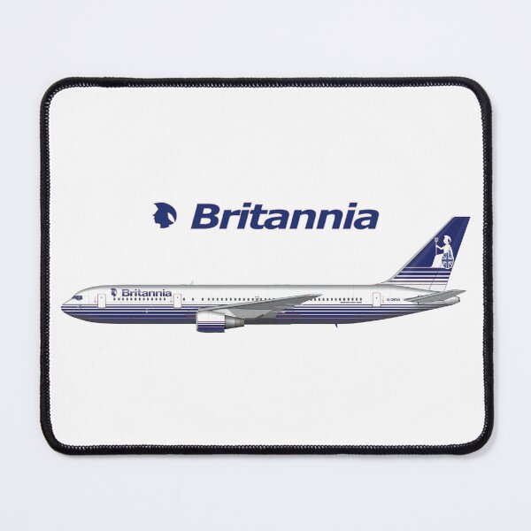 Item preview, Britannia Airways Boeing 767 Retro Livery Design designed and sold by UrbanKangaroo.