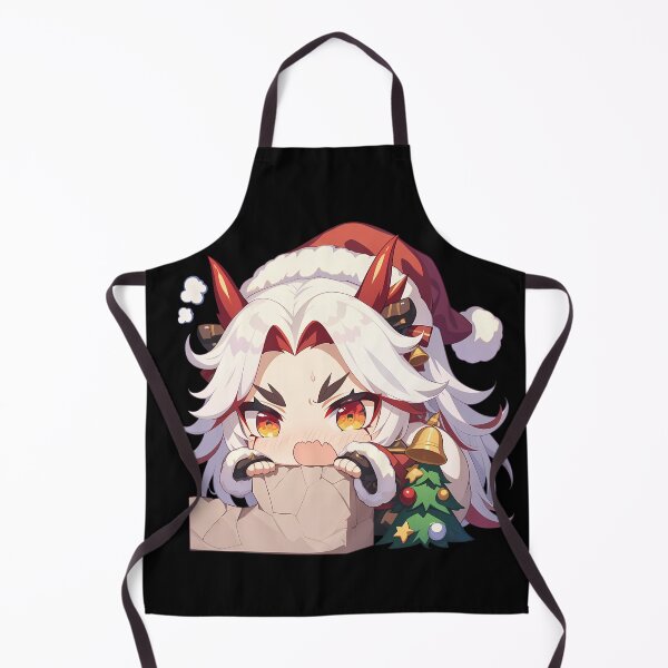 Item preview, Arataki Itto Genshin Impact Game Chibi Kawaii Christmas Peeker Oni Christmas Anime designed and sold by CarlosBender.