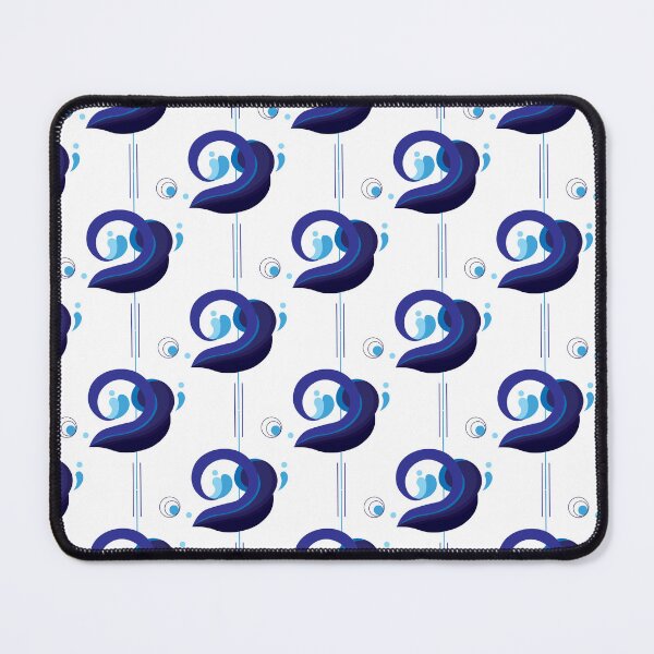 Item preview, Swirly Waves  designed and sold by Damsel prints.
