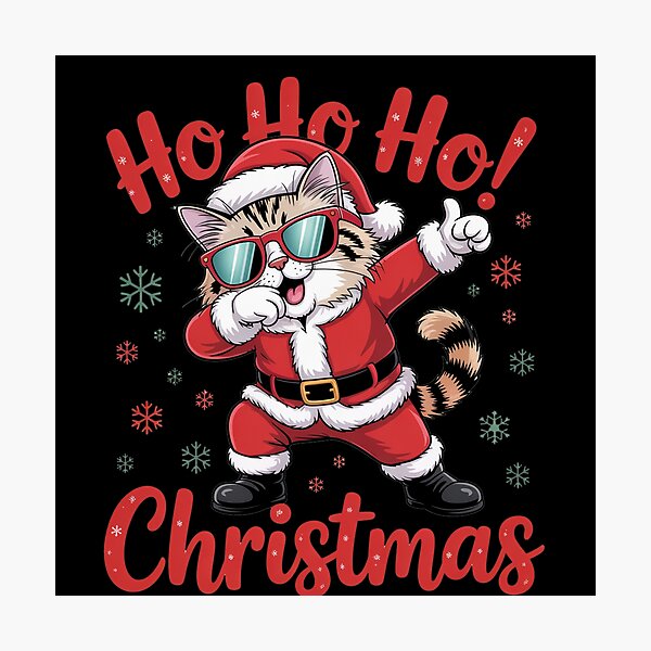 Item preview, Ragdoll cat merry Christmas Santa rich designed and sold by kaka8888.