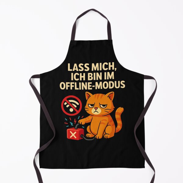 Item preview, Leave me alone, I'm in offline mode – Funny Cat Meme designed and sold by MOAVE-Design.