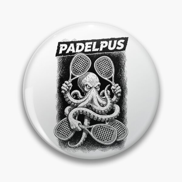 Item preview, Funny Padel Tennis Player Padelpus Octopus Sports Cephalopod designed and sold by GrandeDuc.