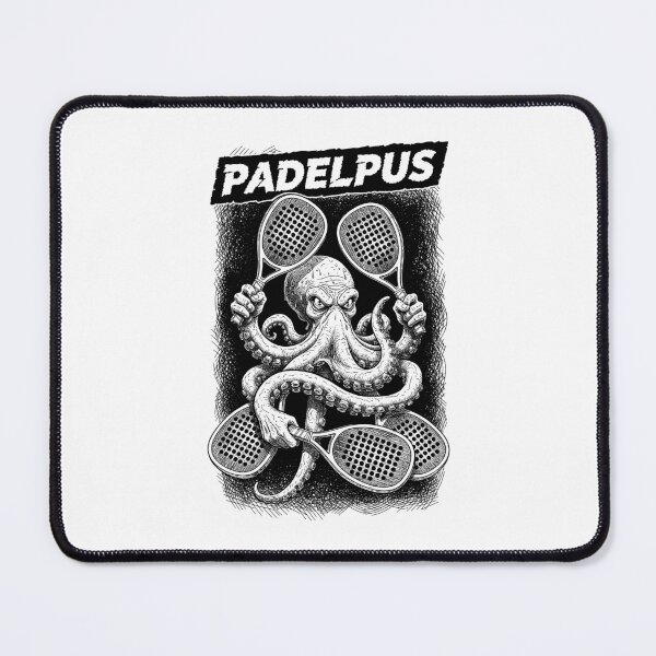 Item preview, Funny Padel Tennis Player Padelpus Octopus Sports Cephalopod designed and sold by GrandeDuc.