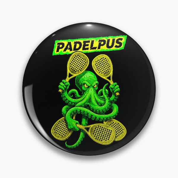 Item preview, Funny Padel Tennis Player Padelpus Octopus Sports Cephalopod designed and sold by GrandeDuc.