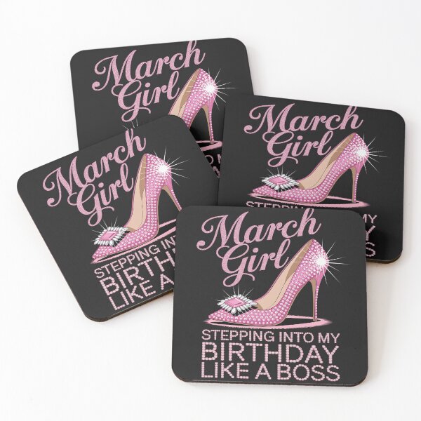 Item preview, March Girl Stepping Into My Birthday Like A Boss B-Day Party designed and sold by Hofersofer.