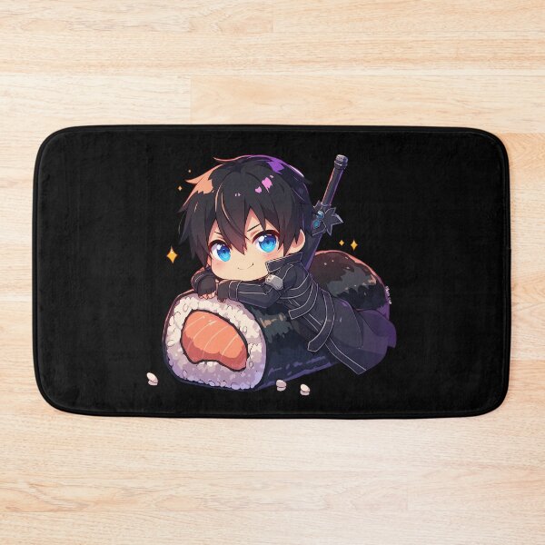 Item preview, Kirito Sword Art Online Chibi Sushi Kawaii Anime Adventure designed and sold by CarlosBender.