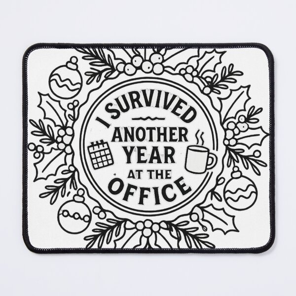 Item preview, Survived Another Year Shirt - Funny Office Christmas Survivor Tee designed and sold by BreakthroughW.