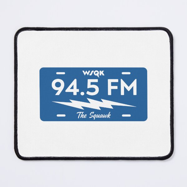 Item preview, WSQK 94.5 FM License Plate designed and sold by ThomasKadmon.