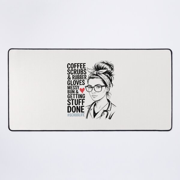 Item preview, Scrub Life Coffee Scrubs And Rubber Gloves Nurses Week designed and sold by TewonLake.