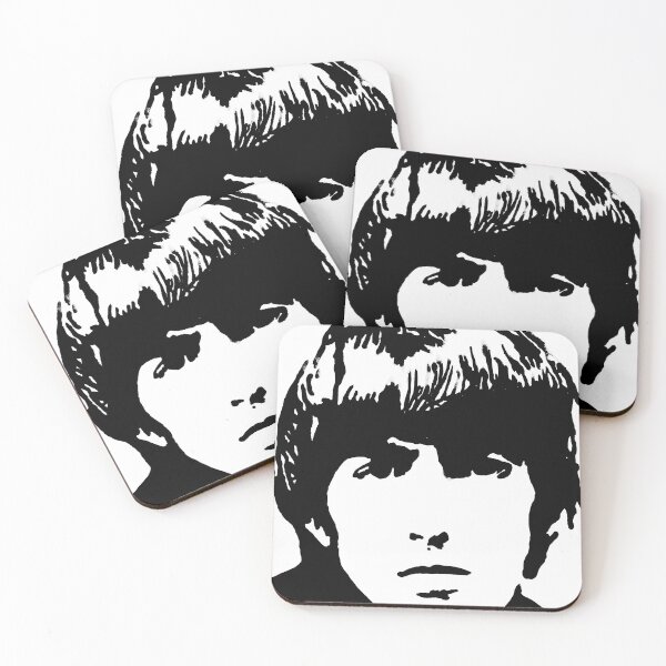 Item preview, George Harrison en blanco y negro designed and sold by Chad's Fresh Art.
