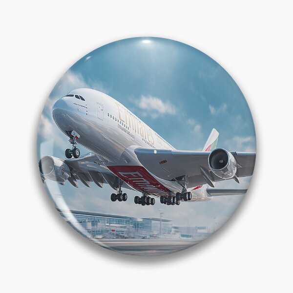 Item preview, Emirates A380 Climbing Gracefully in Perfect Weather designed and sold by Skyframe Aviation.