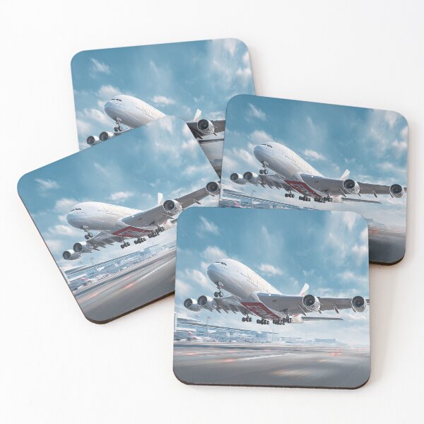 Item preview, Emirates A380 Climbing Gracefully in Perfect Weather designed and sold by Skyframe Aviation.