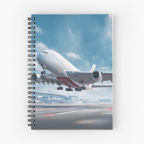 Item preview, Emirates A380 Climbing Gracefully in Perfect Weather designed and sold by Skyframe Aviation.
