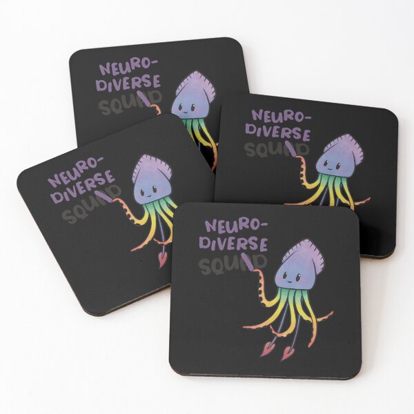 Item preview, Neurodiverse Squid designed and sold by MirnaMoreau.