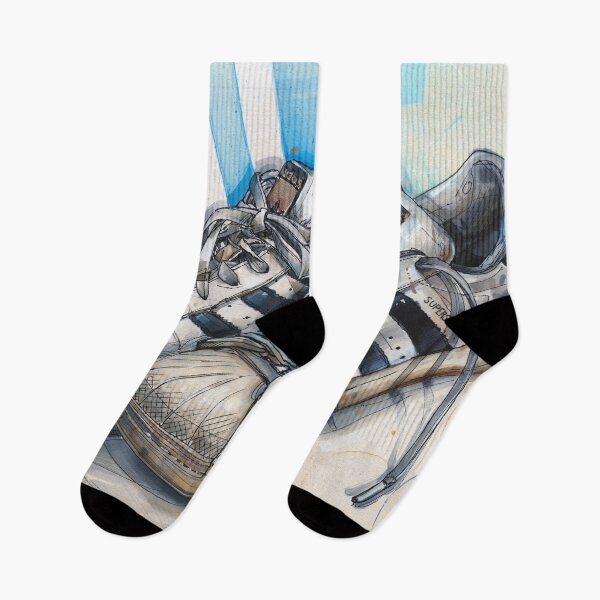 Item preview, Superstar sneaker painting designed and sold by GalleryKauffeld.