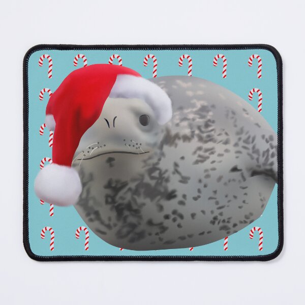 Item preview, Friendly Leopard Seal Santa designed and sold by GivernyKate.