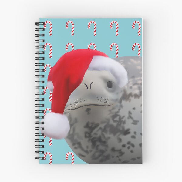 Item preview, Friendly Leopard Seal Santa designed and sold by GivernyKate.