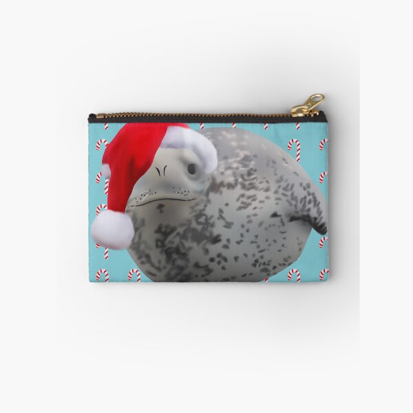 Item preview, Friendly Leopard Seal Santa designed and sold by GivernyKate.